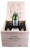 6er Champagne Deutz Brut Classic in Holzkiste