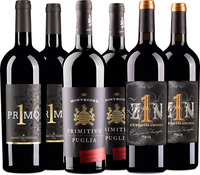 6er Weinpaket Primitivo Italien