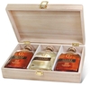 Marzadro Grappa Giare Collection 3 x 0, 2 l in exklusiver Holzkiste