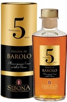 Sibona Grappa di Barolo Invecchiata 5 Anni 0, 5 l