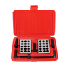 1-2-3" (25-50-75mm) Metric System Ultra Precision Parallel Blocks Set 23 Holes Iron Gauge Block Tool Kit
