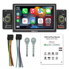 1 Din 5 Inch Car Mp5 Player Car Card Radio bluetooth Reverse Amplifier Wireless Carplay Car Stereo Car Audio DVD Player