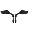 1 Pair of Bicycle Rear View Mirror 360 ° Adjustable Clear Wide Range HD Convex Rearview Mirror for Electric Bike