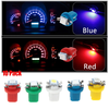 10 Pack LED Car Indicator Lights T5 B8.5d Width Light 5050SMD 1 LED Instrument Light Instrument Panel Light Bulbs