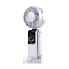 100 High Speed Handheld Fan with Smart LED Display Semiconductor Cooling Fan Portable Rechargeable Folding Small Fan