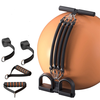 100 Pounds High Density Resistance Bands with 4 Tension Ropes Environmentally Friendly No Slip 42cm Suitable for All Age