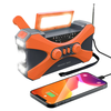 10000mAh Emergency Flashlight Torch Power Bank Solar Radio with Flashlight Aste Solar Hand Crank USB AM FM NOAA Weather