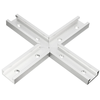 100mm 200mm T-Track Intersection Kit with Predrilled Mounting Holes for Universal T-Track for Woodworking Jigs and Fixtu