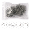 100Pcs 0.8mm Welding Nail Hot Stapler Plastic Repair Standard Pre Cut Wave Staples for Bumper Bodywork Repairs