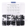 100pcs M3 Nylon Round ABS Metric Spacer Insulation Plastic Standoff Not Threaded for Screw Assortment Kit Set