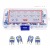 100pcs RM063 Trimmer Potentiometer Adjustable Resistor Kit 500R 1K 2K 5K 10K 20K 50K 100K 200K 1M Potentiometer Resistor