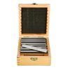 100x4mm 18pcs Precision Hardened Parallel set Steel Block set for clamping vise CNC milling machine lathe