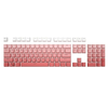 104 Keys Blusher Color Keycaps Set OEM Profile PBT Gradient Dip Dyeing Key Caps Kit for 61/87/104 Keyboard