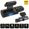 1080P Car Dual Lens Dash Cam Front And Inside Camera with IR Night Vision Loop Recording Wide Angle Car DVR Camera M8