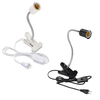 10CM E27 Flexible Pet LED Light Lamp Bulb Adapter Holder Socket with Clip On Off Switch EU US Plug