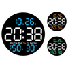 10inch LED Large Digital Wall Clock With Remote Control Auto Dimming 10 Level Brightness Digital Alarm Clock Temperature
