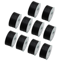 10Pcs 250m 30AWG Black OK Line Circuit Board Flyer Wire Airline PCB Jumper Cable Wrapping Wire