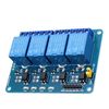 10pcs 5V 4 Channel Relay Module For PIC ARM DSP AVR MSP430 Blue Geekcreit for Arduino - products that work with official