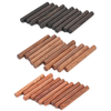 10PCS 8/10/12mm Diameter Round Rod Bar 100mm Long Round Log Tenon Rod Dowel Rosewood Red Sandalwood Woodworking DIY Craf