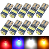 10pcs Car LED T10 4014 15SMD LED Reading License Plate Trunk Lights T10 Car Signal Lamp 501 194 Bulbs 4014SMD Clearance