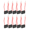 10pcs CBB61 450V 1.2uf Starting Capacitance AC Fan Capacitor CBB Motor Run Capacitor 450V 1.2μF