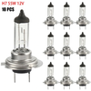 10PCS H7 55W 12V Bulb Headlight Halogen Lamp Car HeadLight Bulbs Car Halogen Headlight Bulb Super Warm White Light Repla