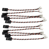10PCS JST 10cm/15cm 1.5mm 3Pins Male Female and JR Style for Mini Receiver Servo Wire Plug Converter