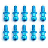 10PCS Metal Pull Rods Shocks Ball Head M3 for TAMIYA TT01 TT02 D5 1/10 RC Car On-Road Vehicles Models Toys Spare Parts 5