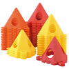 10pcs Portable Woodworking Paint Triangle Stand Wood Support Pyramids Rack Carpenter Lift Pads Feet Tool Accessories Pai