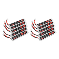 10Pcs URUAV 3.8V 300mAh 40/80C 1S HV 4.35V PH2.0 Lipo Battery for Eachine TRASHCAN Snapper6 7 8 US65