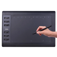 10x6 Inch Professional Graphics Drawing Tablet 12 Express Keys with for Mac Windows for Painting Designing Online Course