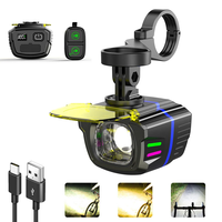1100LM Multifunctional Wireless Remote Control Bicycle Headlight High-brightness USB-rechargeable Bike Front Light
