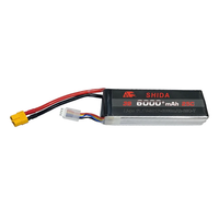 11.1V 6000mAh 25C 3S LiPo Battery XT60 Plug for MJX Hyper 10208 7303 H8H+ H8H RC Car Vehicle Model