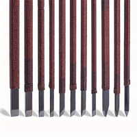 11PCS Wood Carving Tool Chisel Tungsten Steel Stone Wood Carving Engraving Chisel Kits for Stone Seal Graver