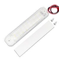12-85V Car Cabin Reading Light 36 LEDs High Brightness Car LED Dome Light With Large Transparent Switch