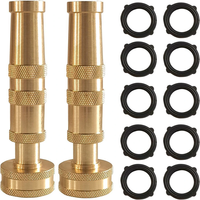 1/2 Inch Brass Adjustable Sprinkler Garden Lawn Atomizing Water Sprayer Nozzles Brass Adjustable Sprinkler Garden Lawn A