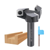 1/2 Inch Shank 3 Flutes CNC Carbide Spoilboard Surfacing Router Bit Slab Flattening Milling Cutter with 2" Cutting Diame