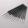 12 Pcs/Lot Paint Brush Different Size Black Short Rod White Nylon Hair Oil Painting Brushes Watercolor Acrylic Art Drawi
