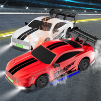 1/20 2.4G 4WD Drift RC Car GTR Mini Race LED Light High Speed Remote Control On-Road Racing Vehicles Models Boys Gifts T