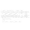 120-key XDA White Keycaps Set PBT Sublimation Mechanical Keyboard Key Accessory Set