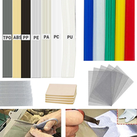 120-Piece Plastic Welding Kit with TPO PP ABS PC TPU PE Rods and Repair Mesh - DurableVersatileand Easy-to-Use Plast