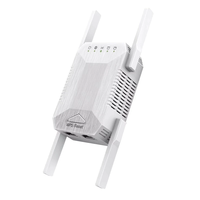1200Mbps Wireless WiFi Repeater Wifi Amplifier Dual Band 2.4G/5GHz 4 Antenna Network Amplifier Repeater Signal Cover EU