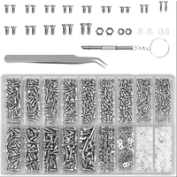 1200PCS Stainless Steel Silver4-in-1 Multifunctional Screwdriver Tool Set Help You with All Your Micro-Repairs