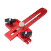 120mm Thin Table Saw Jig Aluminium Alloy Anodized Adjustable Limiter for Precision Woodworking Compatible with 19mm 30mm