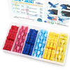 120pcs T-Tap Wire Connectors Self-Stripping Quick Splice Electrical Wire Terminals Insulated Male Quick Disconnect Spade