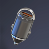 120W Hidden Pull Ring Car Charger Mini Zinc Alloy Car Charger Mini Mobile Phone Super Fast Charging Head