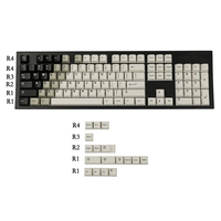 121 Keys Bagua Double Shot Gradient Keycaps Set PBT Cherry Profile Key Caps For TKL 61 64 68 75 87 96 104 108 Keychron M