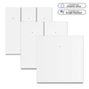 1/2/3 Gang Tuya WiFi+BT Smart Button Switch EU Plug APP Remote Control Timing Function Voice Control Work with Alexa Goo