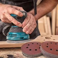 125mm 5 Inch Round Sandpaper 8 Hole Hook and Loop Sanding Discs for Wood Metal Polishing Rust Removal 60/80/100/120/150