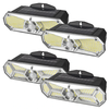 126LED Solar Wall Lamp Body Sensing Function Outdoor Patio Light Waterproof Household Garage Light